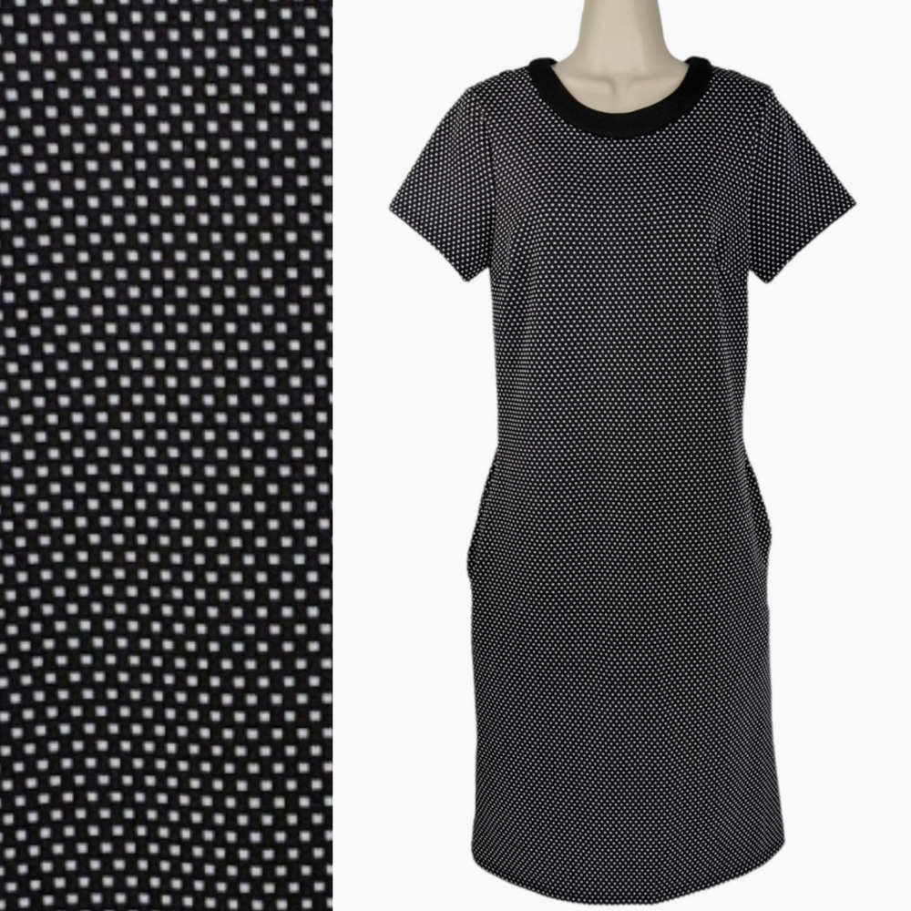 ESHAKTI Mini Polka Dot Shift Dress Sz 6 - Picture 1 of 13